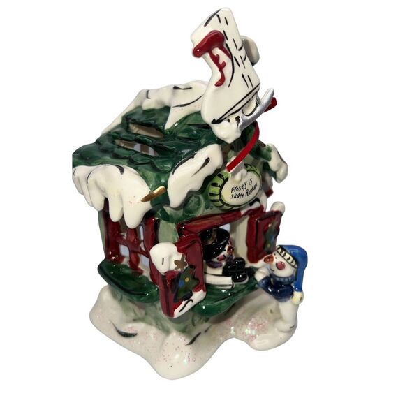 Blue Sky Clayworks Frosty's Skate Rental Candle House - Picture 7 of 7